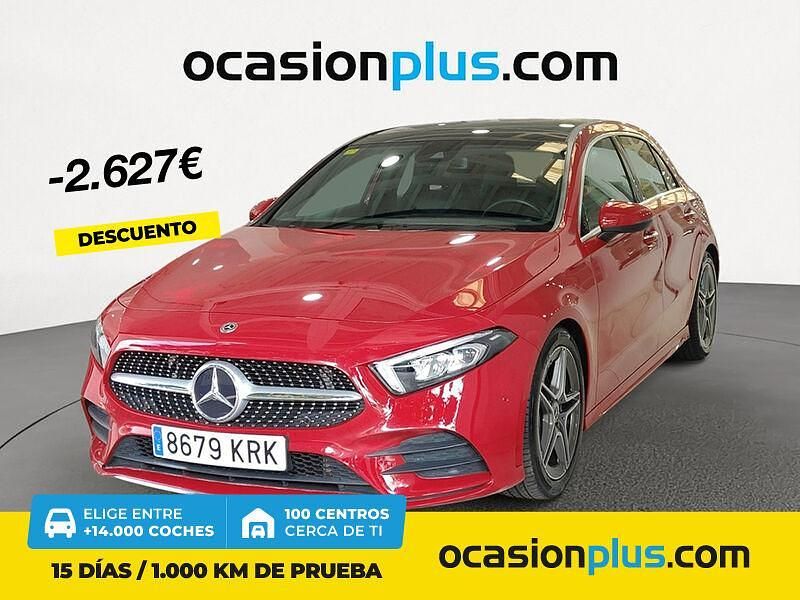 Rojo Usado 2018 Mercedes A200 Berlina | 28.900 € (Un poco caro) - Imagen 1/4