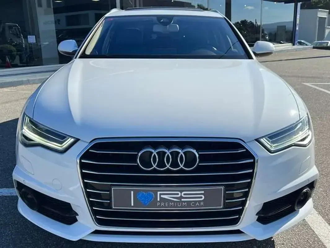 Usado Audi A6 S-Line 190 CV (139 kW) 2018 Blanco Familiar