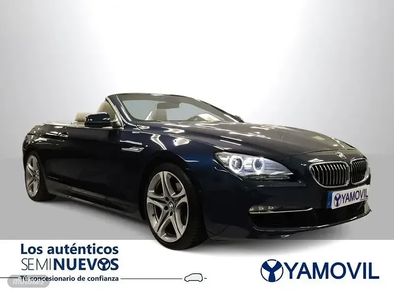 Usado BMW 640 Cabriolet M Sport 320 CV (235 kW) 2012 Azul Descapotable