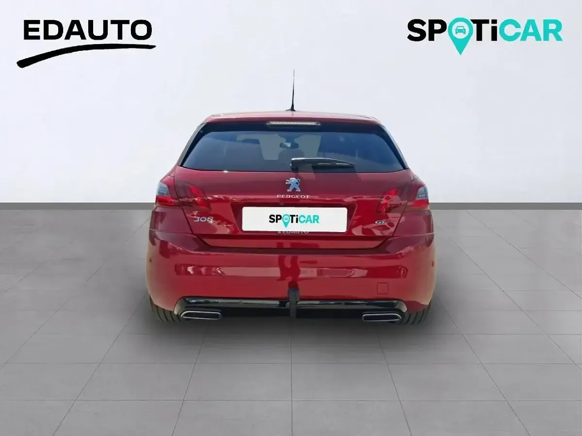 Usado Peugeot 308 GT 130 CV (95 kW) 2021 Rojo Berlina