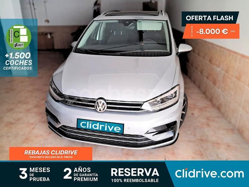 Gris / plata Usado 2016 VW Touran Sportline Monovolumen | 19.990 € (Precio justo) - Imagen 1/2