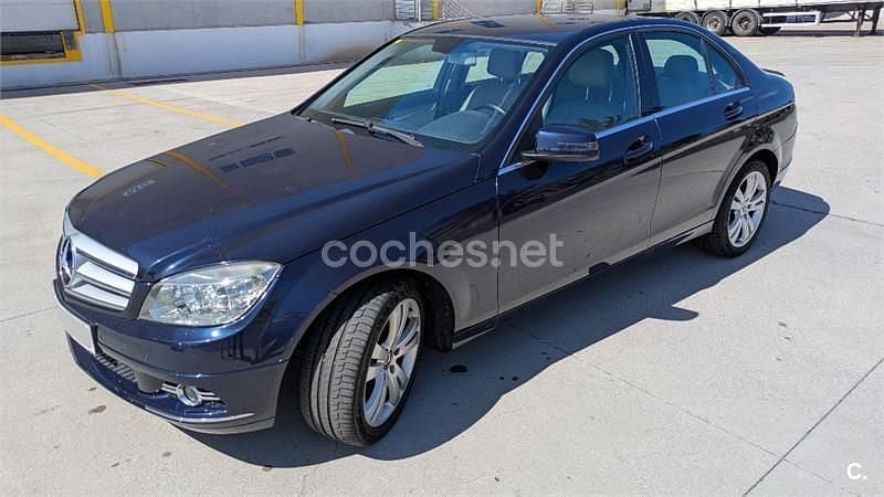 Usado Mercedes C200 Elegance 184 CV (135 kW) 2010 Azul Berlina