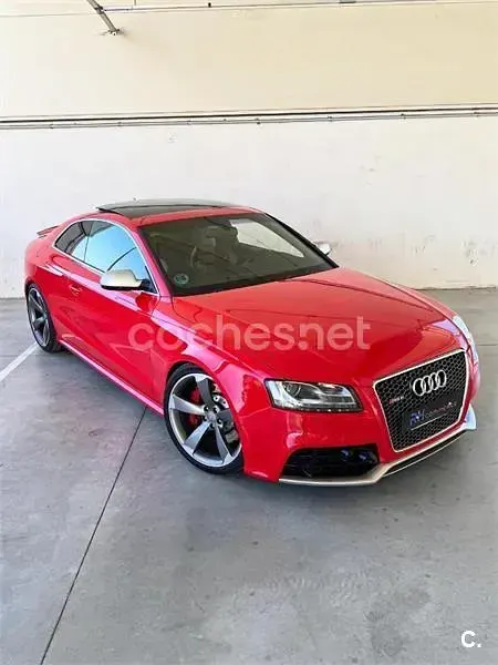 Usado Audi RS5 450 CV (330 kW) 2011 Rojo Coupe