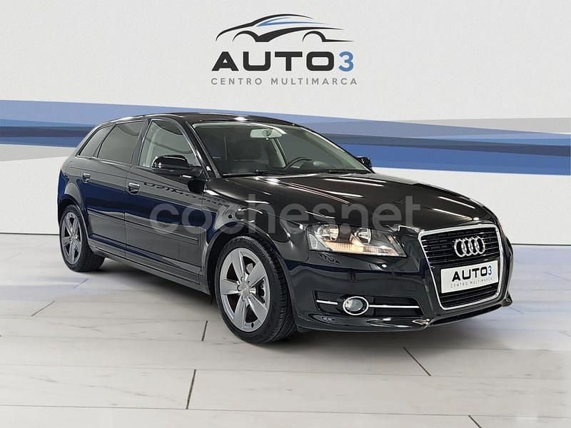 Negro Usado 2012 Audi A3 Ambition Berlina | 11.500 € (Precio justo) - Imagen 1/4
