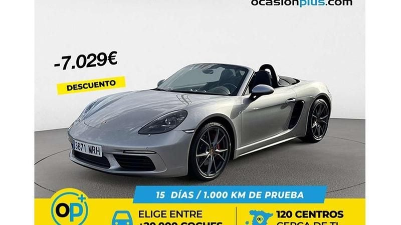 Usado Porsche Boxster S 349 CV (256 kW) 2017 Plateado Descapotable