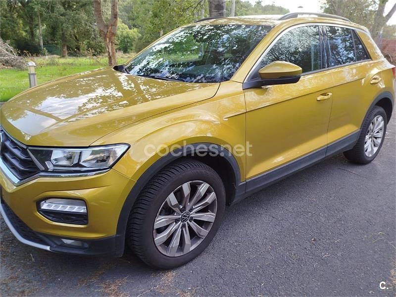 Amarillo Usado 2021 VW T-Roc Advance SUV | 20.600 € (Buen precio) - Imagen 1/4