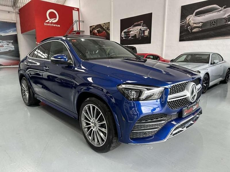 Usado Mercedes GLE350 272 CV (200 kW) 2021 Azul Coupe