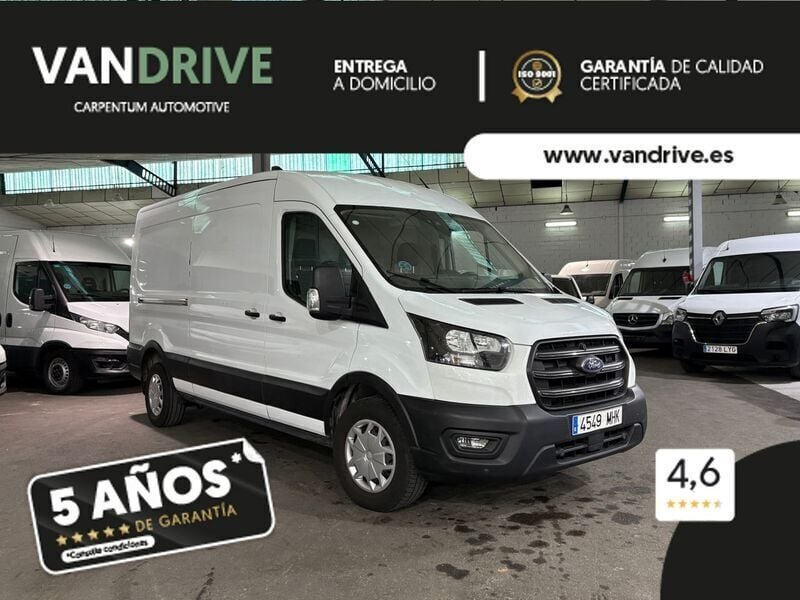 Blanco Usado 2023 Ford Transit Trend Familiar | 22.800 € (Super precio) - Imagen 1/4