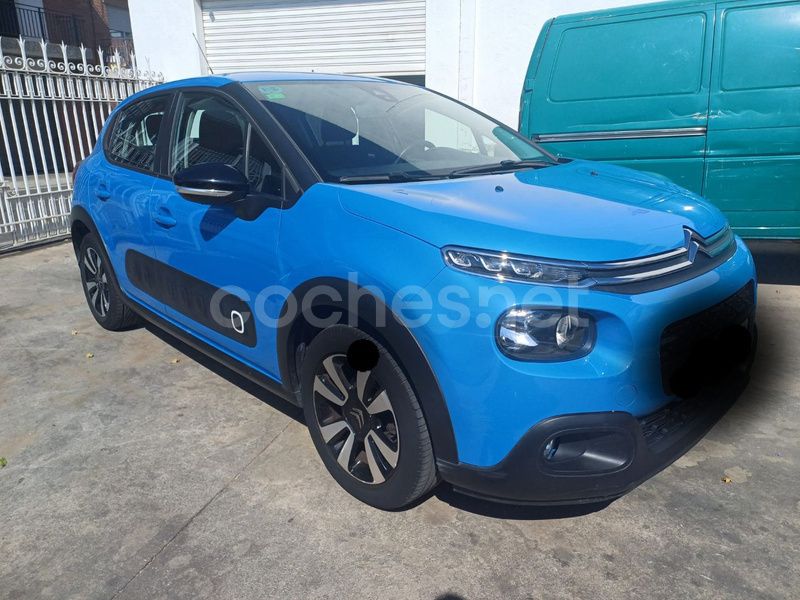 Usado Citroën C3 PureTech 82 CV (60 kW) 2017 Azul Utilitario