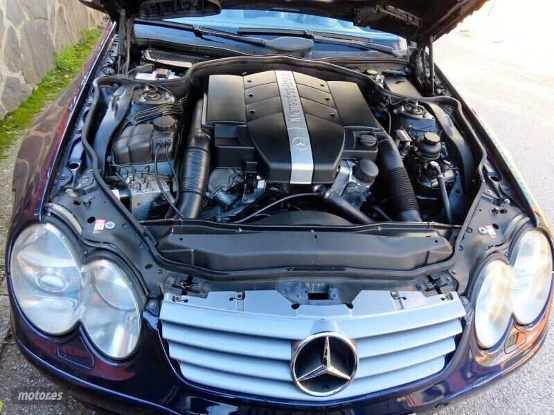 Usado Mercedes SL350 AMG 245 CV (180 kW) 2004 Azul Descapotable
