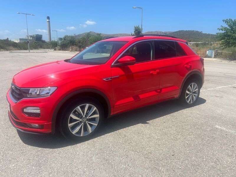 Rojo Usado 2022 VW T-Roc R-line SUV | 22.900 € (Un poco caro) - Imagen 1/4