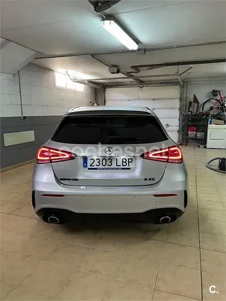Usado Mercedes A35 AMG 306 CV (225 kW) 2019 Gris / plata Berlina