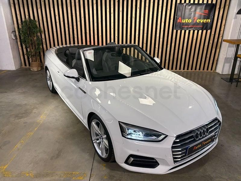Usado Audi A5 Cabriolet S-Line 190 CV (139 kW) 2019 Blanco Descapotable