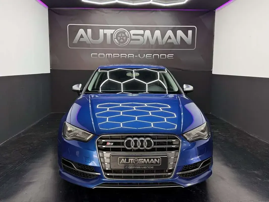 Usado Audi S3 Sportback Exclusive 300 CV (220 kW) 2015 Azul Utilitario
