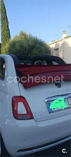 Usado Fiat 500C 69 CV (50 kW) 2019 Blanco Descapotable