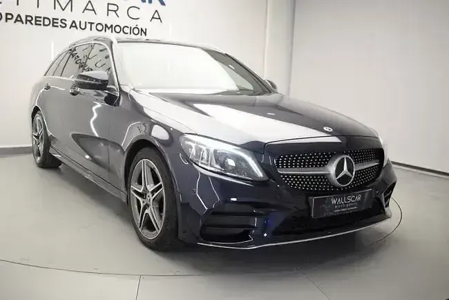 Käytetty Mercedes C220 196 HP (144 kW) 2019 Sininen Farmari