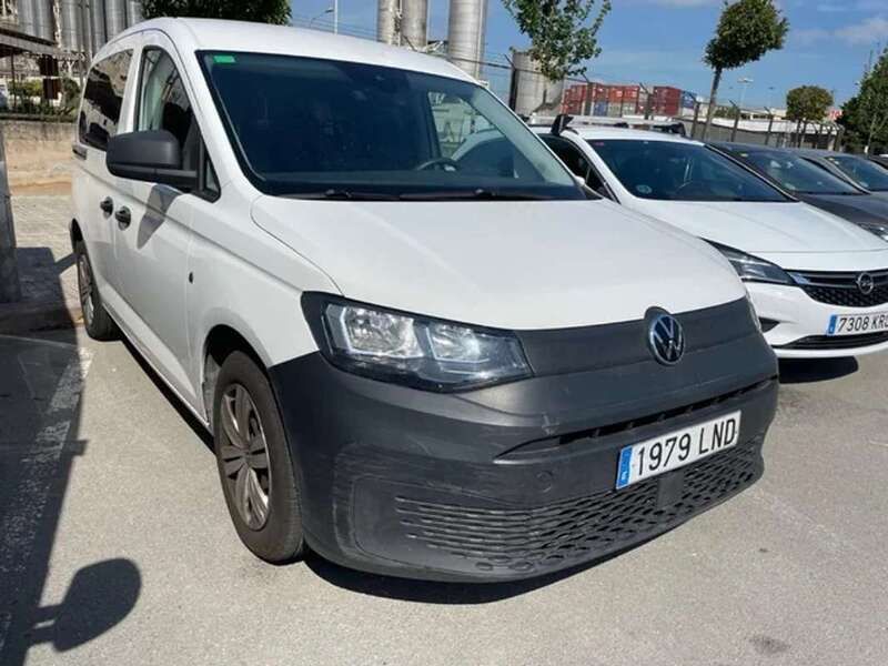 Blanco Usado 2021 VW Caddy Monovolumen | 16.980 € (Caro) - Imagen 1/4