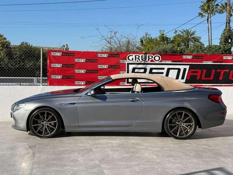 Usado BMW 640 Cabriolet 313 HP (230 kW) 2012 Cinzento Cabrios