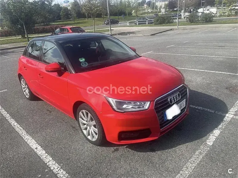 Usado Audi A1 Sportback Attraction 116 CV (85 kW) 2017 Rojo Utilitario