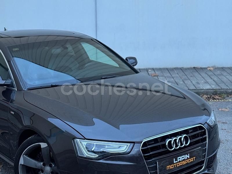 Usado Audi A5 Sportback S-Line 150 CV (110 kW) 2015 Gris / plata Utilitario