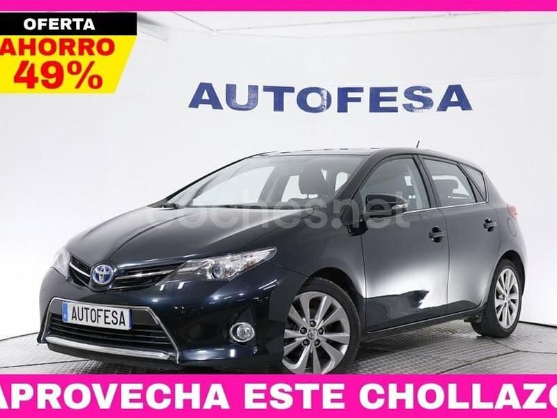 Negro Usado 2014 Toyota Auris Hybrid Active Berlina | 12.650 € (Buen precio) - Imagen 1/4