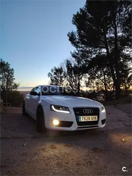 Usado Audi A5 Sportback S-Line 211 CV (155 kW) 2010 Blanco Utilitario
