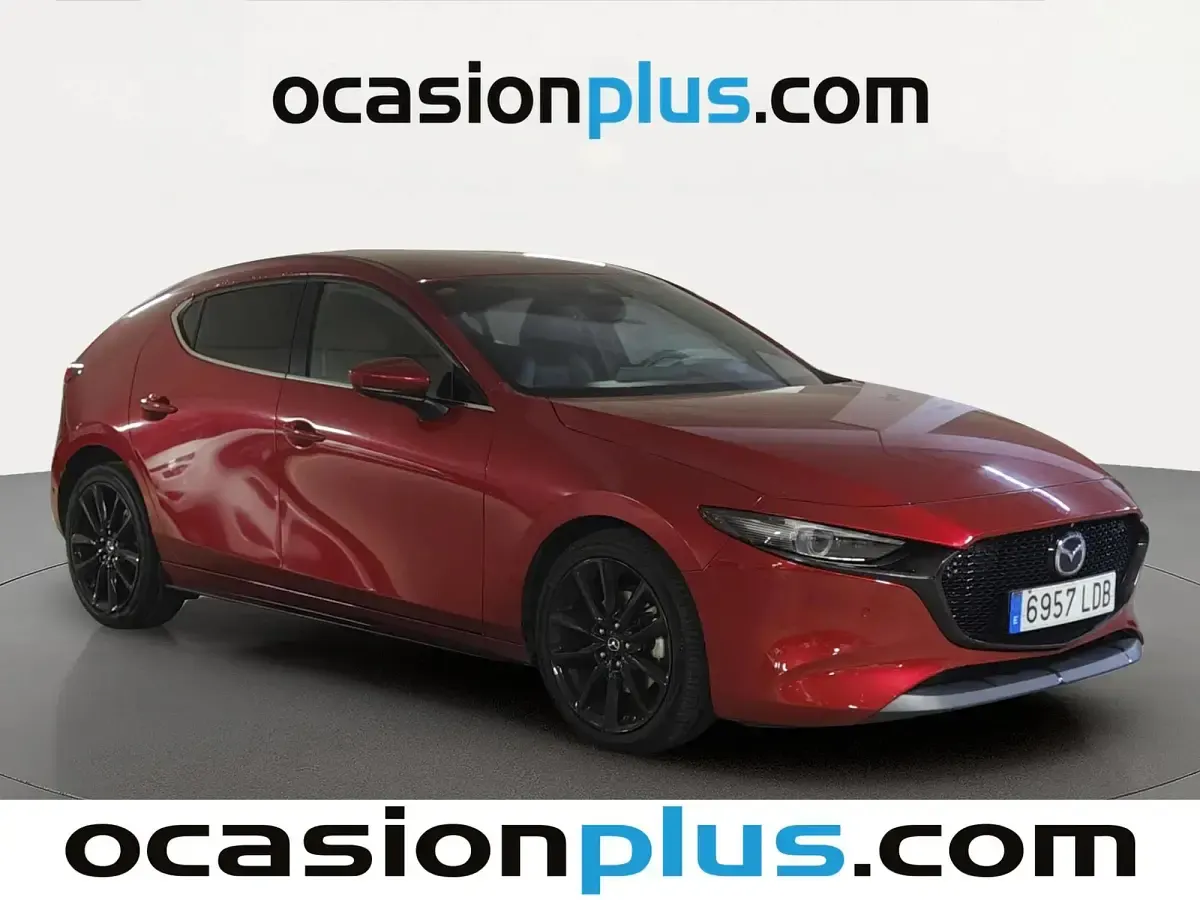 Usado Mazda 3 181 CV (133 kW) 2019 Rojo Utilitario