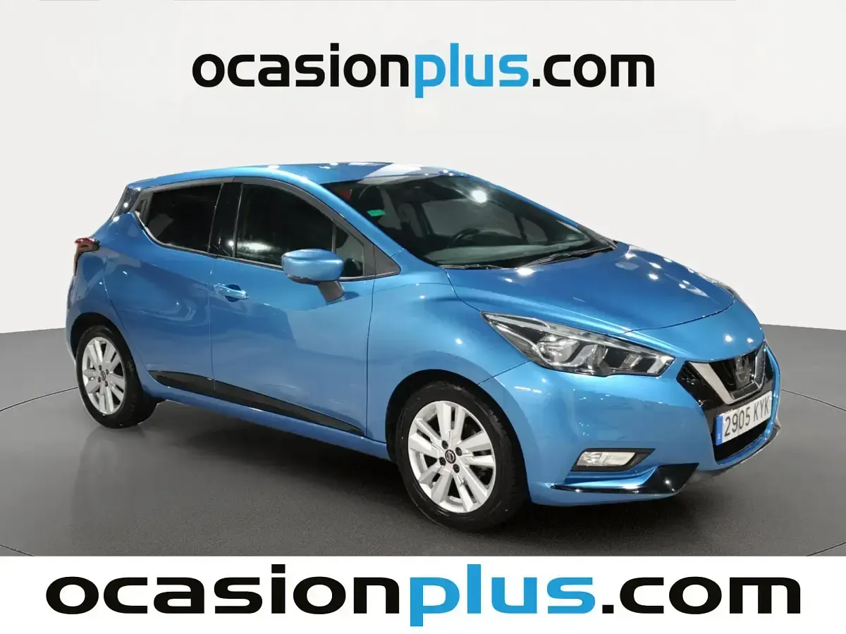Usado Nissan Micra Acenta 100 CV (73 kW) 2019 Azul Utilitario