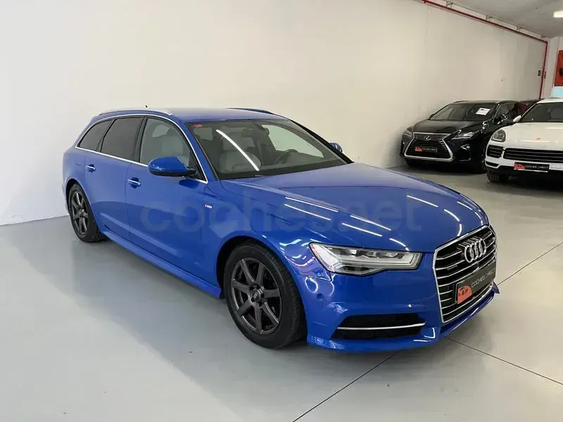 Usado Audi A6 Exclusive 190 CV (139 kW) 2016 Azul Familiar