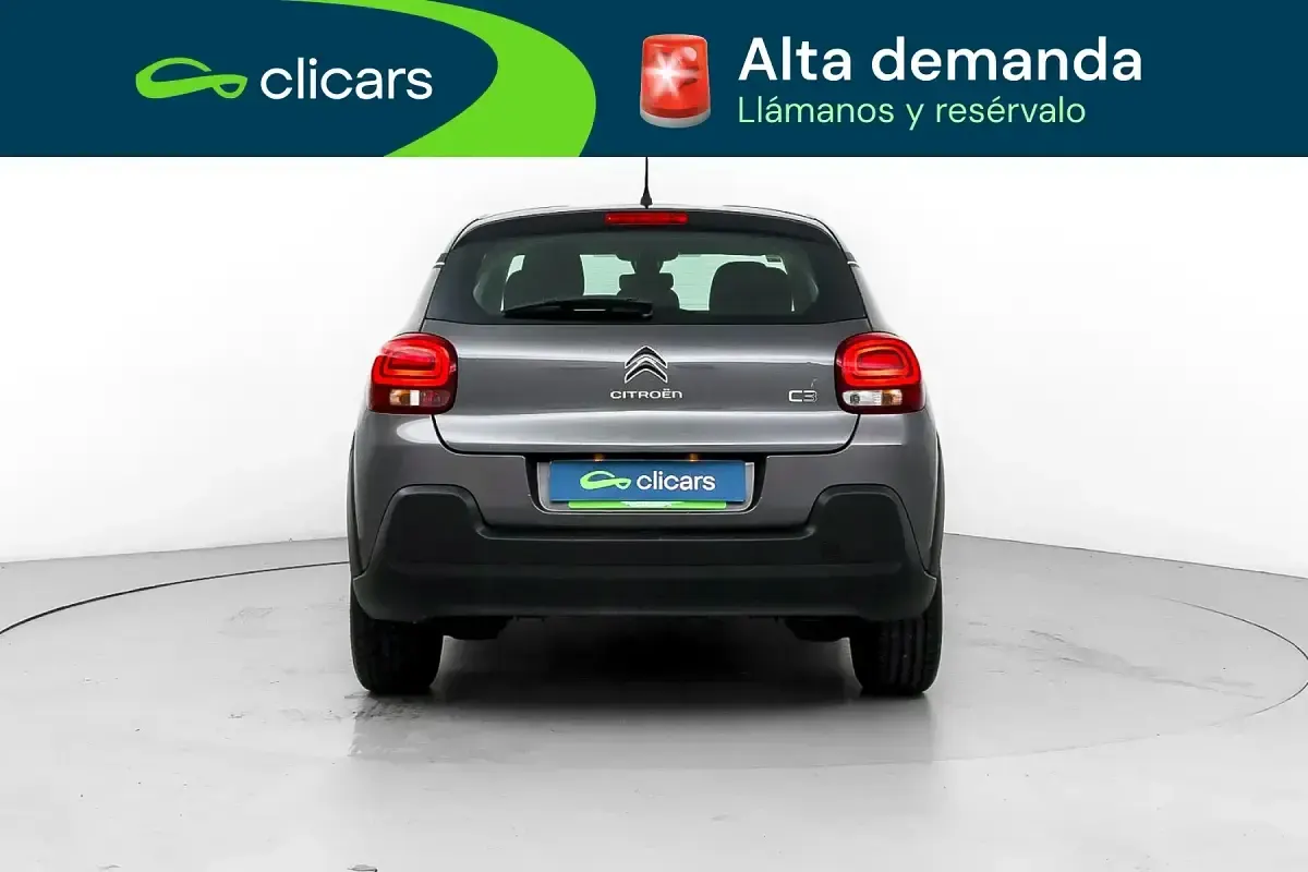Usado Citroën C3 Feel 83 CV (61 kW) 2019 Gris / plata Utilitario