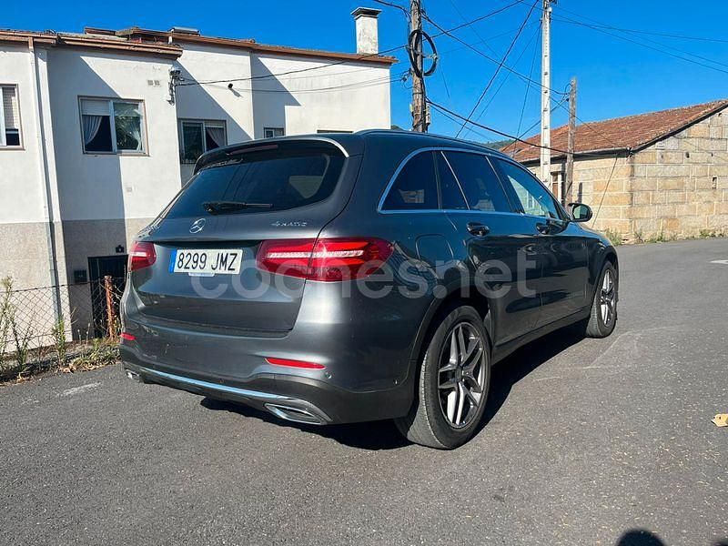 Usado Mercedes GLC220 AMG line 170 CV (125 kW) 2016 Gris / plata SUV