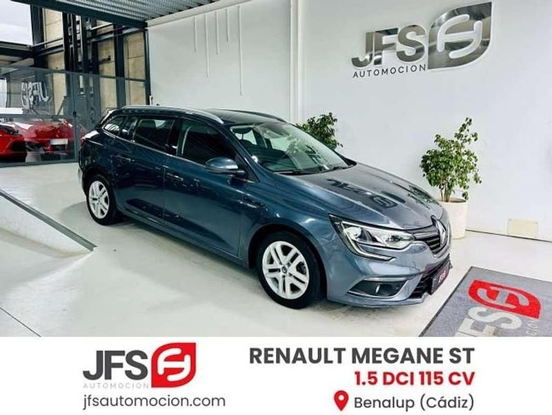Azul Usado 2020 Renault Mégane GrandTour Familiar | 13.490 € (Precio justo) - Imagen 1/4