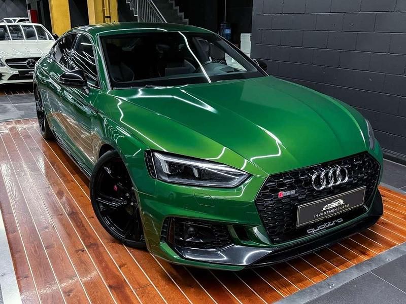 Usado Audi RS5 Sportback Exclusive 450 CV (330 kW) 2019 Verde Berlina