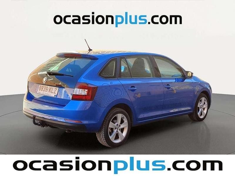 Usado Skoda Rapid 95 HP (69 kW) 2018 Azul Citadino