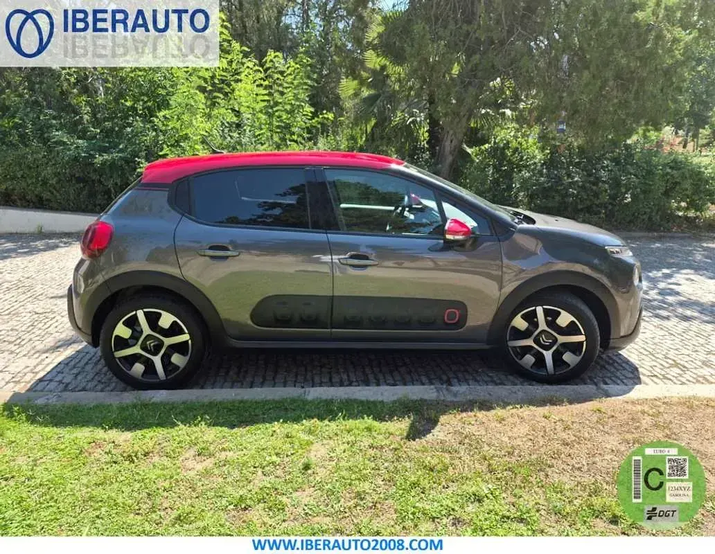 Usado Citroën C3 PureTech 82 CV (60 kW) 2018 Gris / plata Utilitario