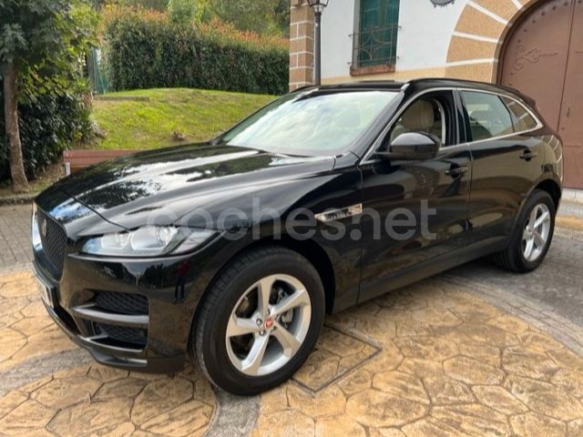 Negro Usado 2019 Jaguar F-Pace Prestige SUV | 28.900 € (Un poco caro) - Imagen 1/4