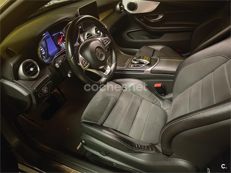 Usado Mercedes C250 AMG line 204 CV (150 kW) 2016 Gris / plata Coupe