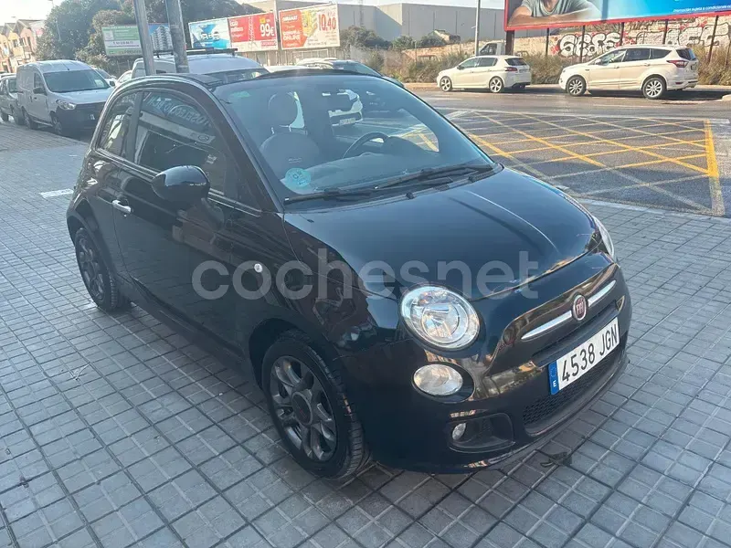 Usado Fiat 500C S 69 CV (50 kW) 2015 Negro Descapotable
