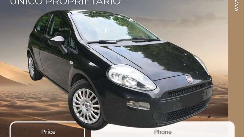 Negro Usado 2014 Fiat Punto Pop Utilitario | 5999 € (Precio justo) - Imagen 1/4