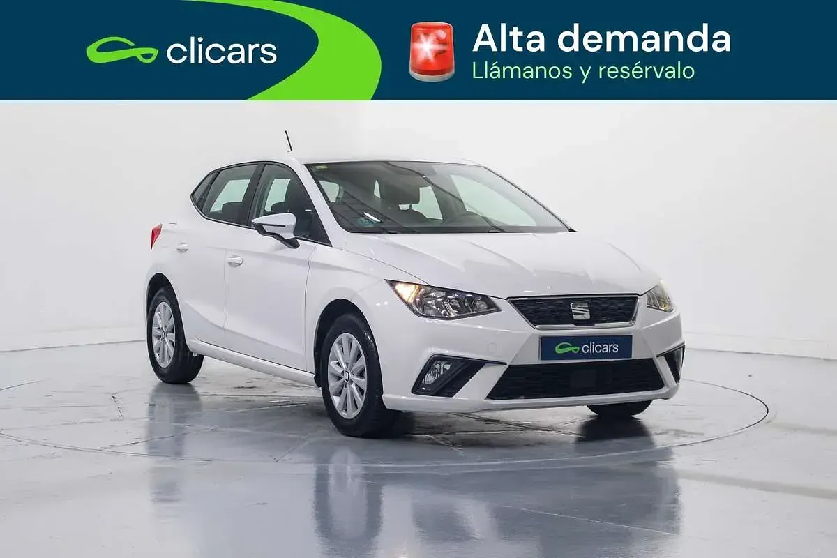 Usado Seat Ibiza Style 95 CV (69 kW) 2020 Blanco Utilitario