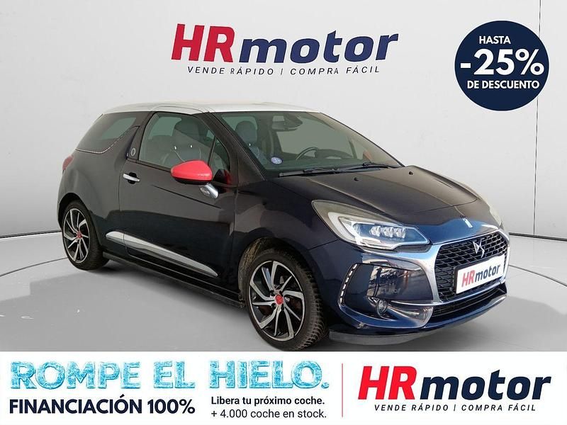 Usado DS Automobiles DS3 Style 110 CV (80 kW) 2017 Negro Utilitario