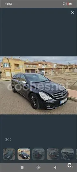 Usado Mercedes R320 224 CV (164 kW) 2007 Negro Monovolumen