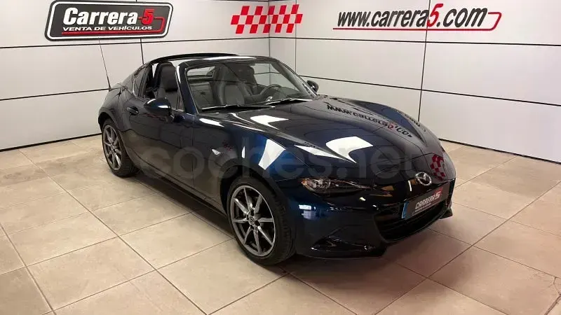 Usado Mazda MX5 184 CV (135 kW) 2022 Azul Descapotable