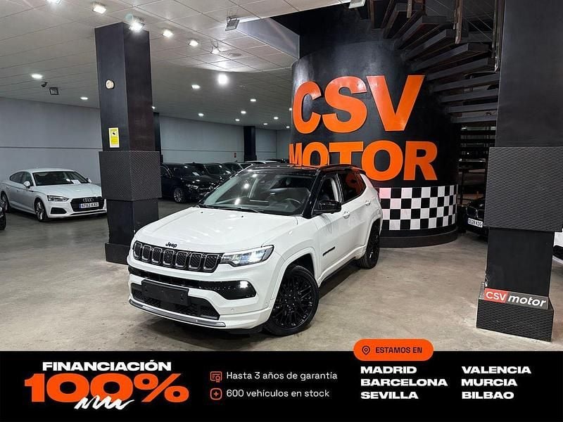 Blanco Usado 2022 Jeep Compass SUV | 21.850 € (Precio justo) - Imagen 1/4