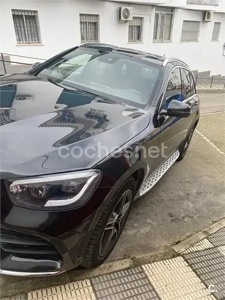 Usado Mercedes GLC220 170 CV (125 kW) 2019 Negro SUV