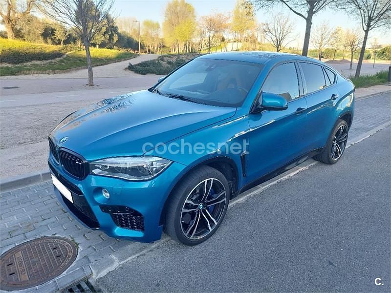 Azul Usado 2015 BMW X6 M SUV | 46.800 € - Imagen 1/4