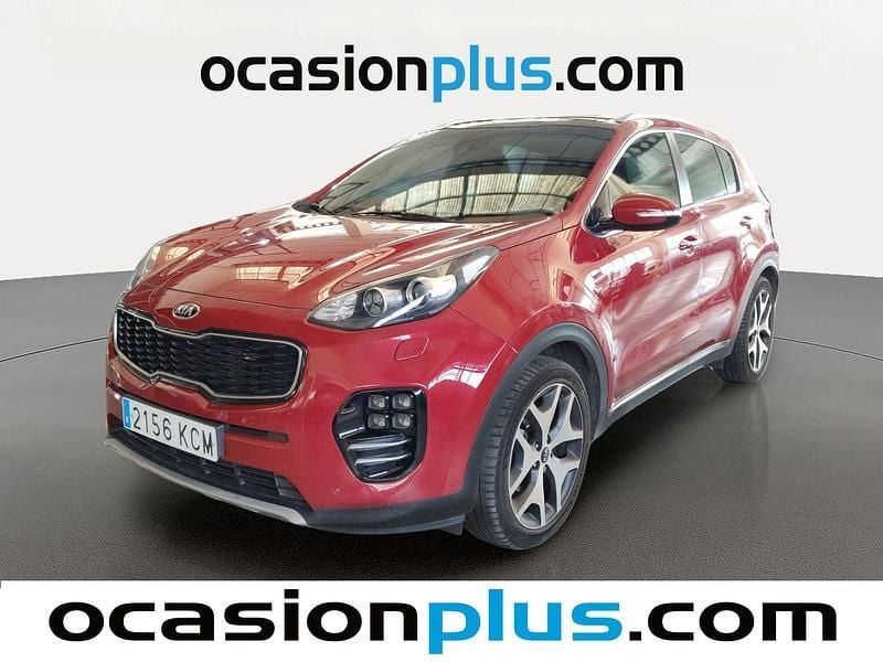 Rojo Usado 2017 Kia Sportage GT-Line SUV | 14.584 € (Precio justo) - Imagen 1/4