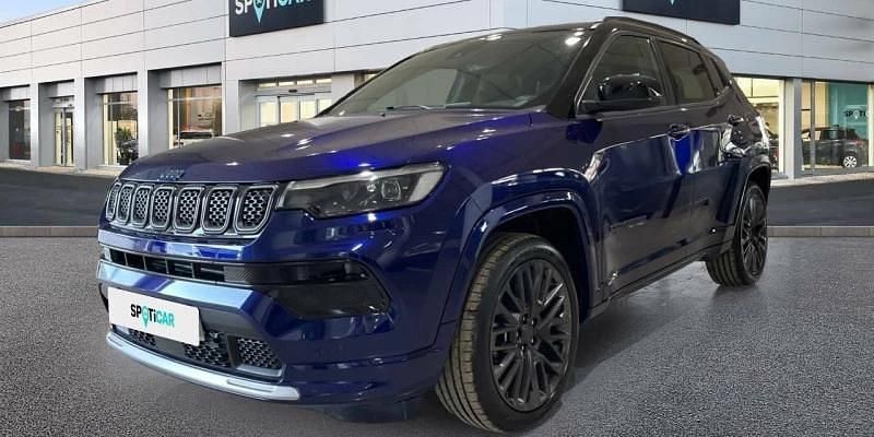 Azul Usado 2021 Jeep Compass SUV | 23.500 € (Caro) - Imagen 1/4