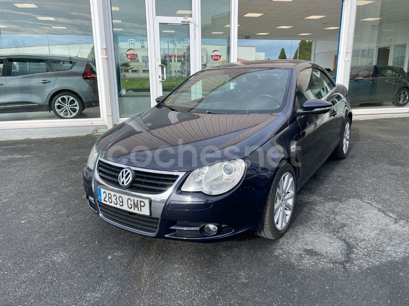 Azul Usado 2009 VW Eos Descapotable | 8990 € (Un poco caro) - Imagen 1/4