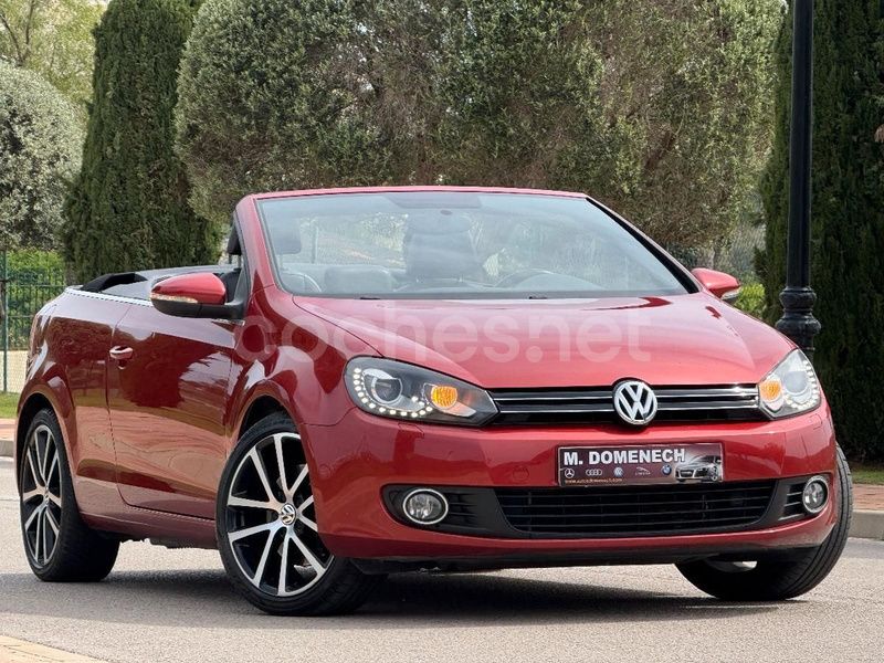 Granate Usado 2013 VW Golf Cabriolet Descapotable | 17.900 € (Caro) - Imagen 1/4